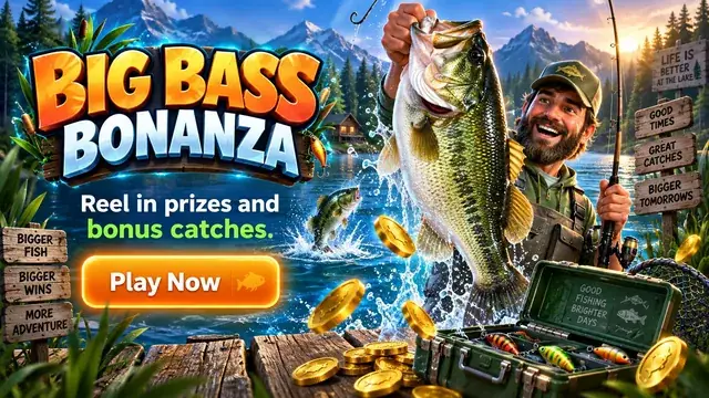 Баннер слота Big Bass Bonanza