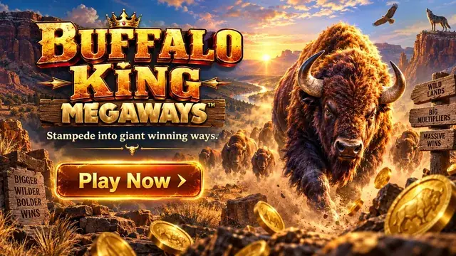 Баннер слота Buffalo King Megaways