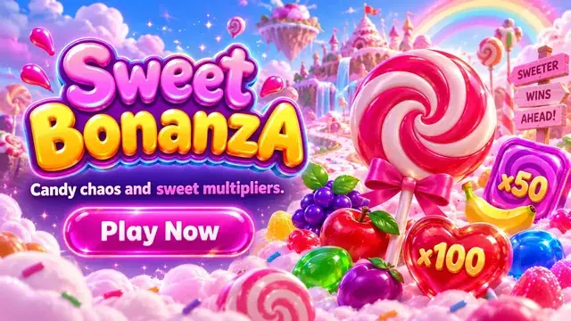 Баннер слота Sweet Bonanza