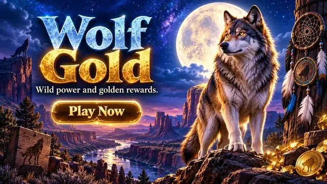 Баннер слота Wolf Gold